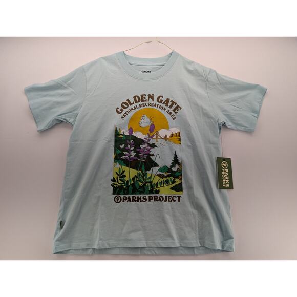 NWT Parks Project Golden Gate National Recreation Area Tee in Light Blue Medium - Picture 2 of 5